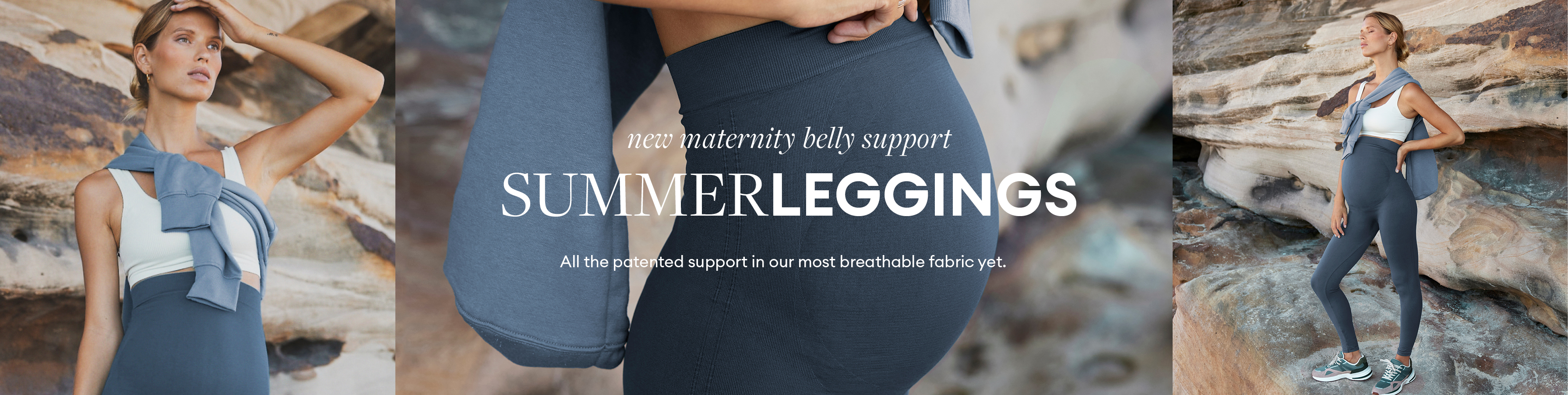 Knitted Skinny Maternity Maternity Fleece Leggings With Elastic