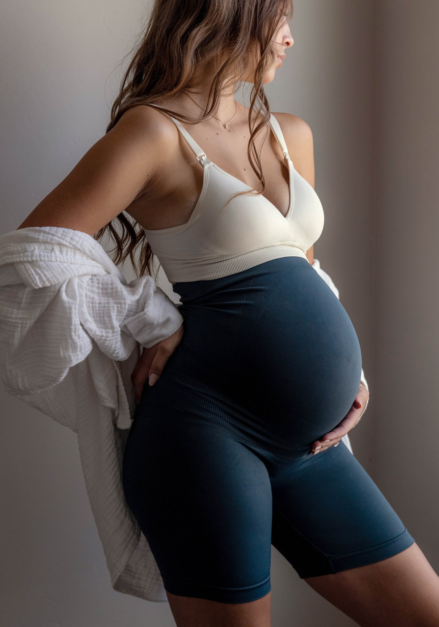 BLANQI Body Cooling Maternity & Nursing Bra - Bone