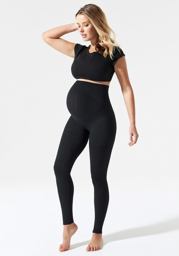 Overbelly Maternity Leggings with Elasticated Support Waistband