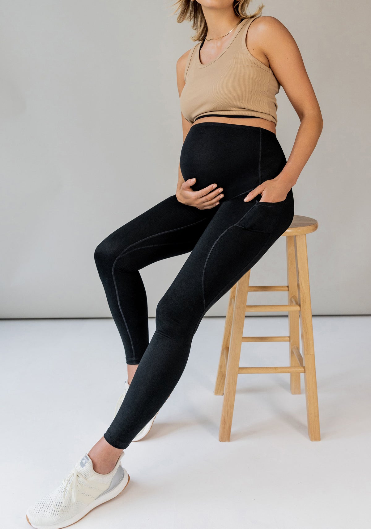 adidas Womens Maternity Leggings - Black