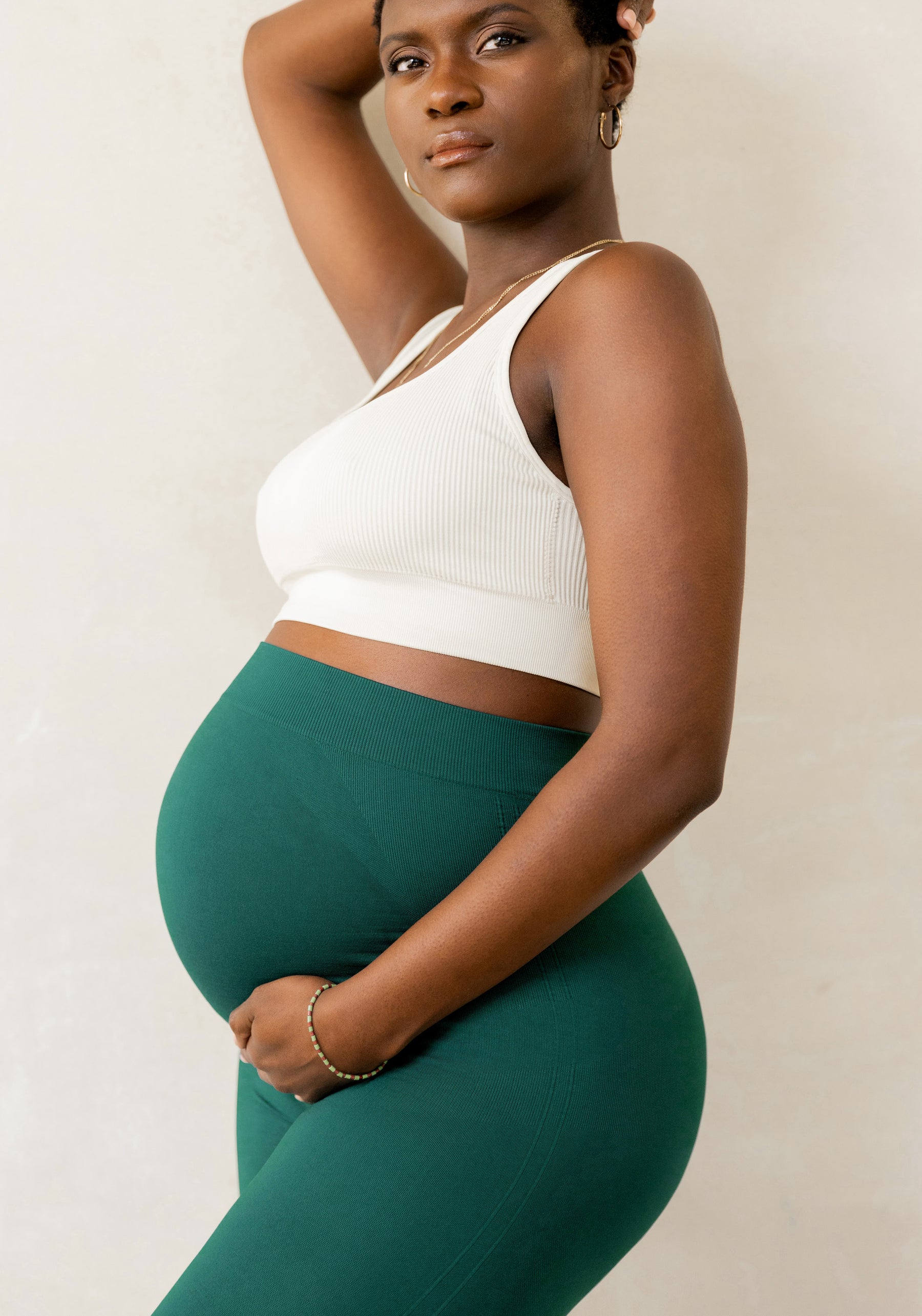 Maternity Pregnancy Over The Belly Leggings –