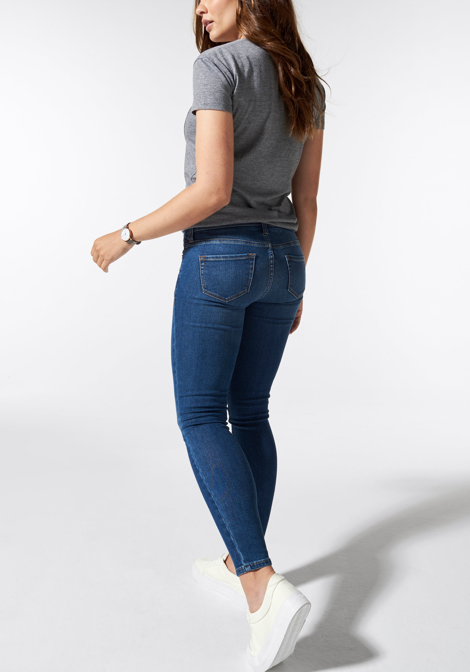 Post Pregnancy Stretch Jeans - Indigo – Peachymama
