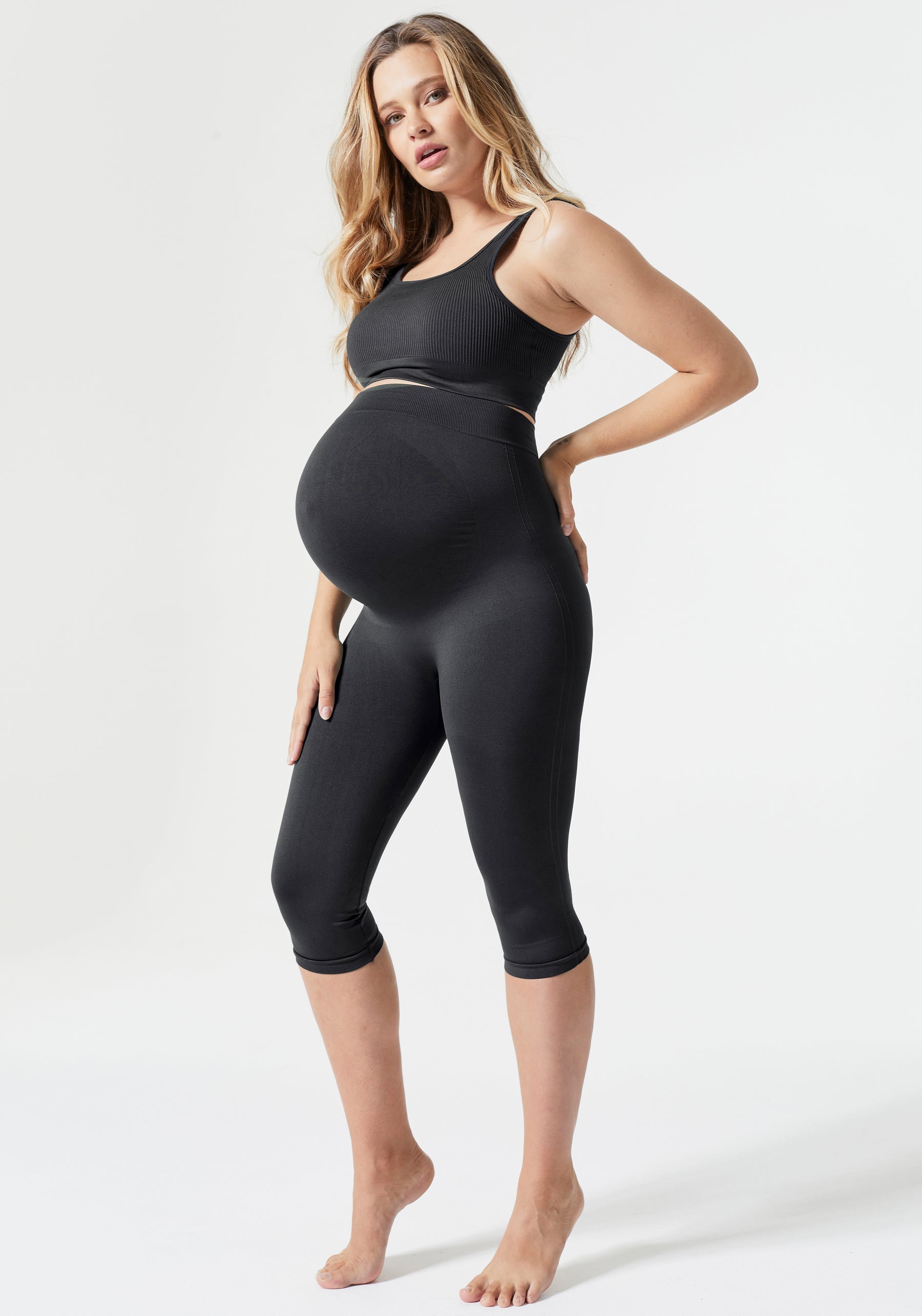 Project Cece  Tech-fleece maternity leggings