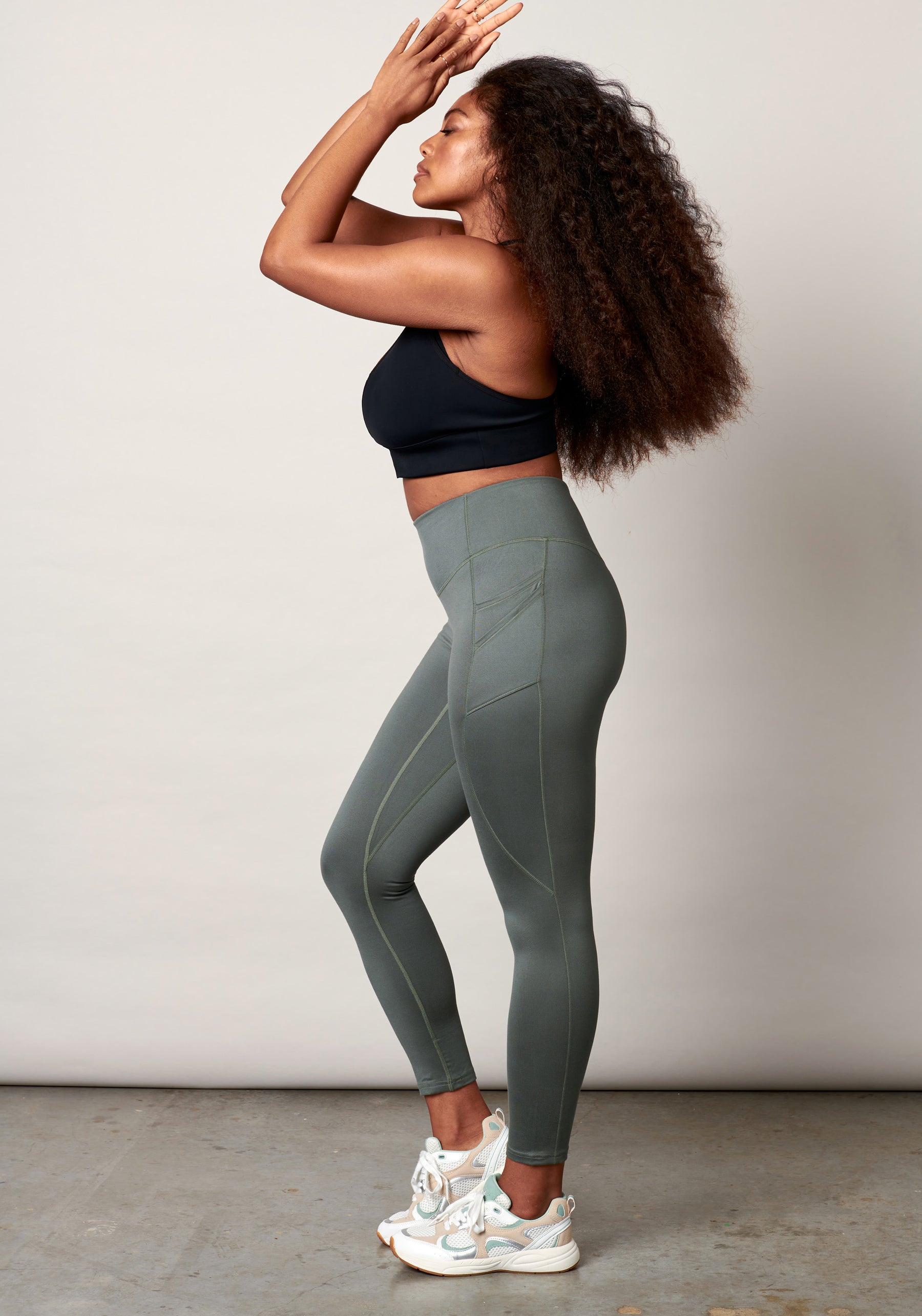 Forest Green Everyday Legging - 7/8 length - Mama Movement