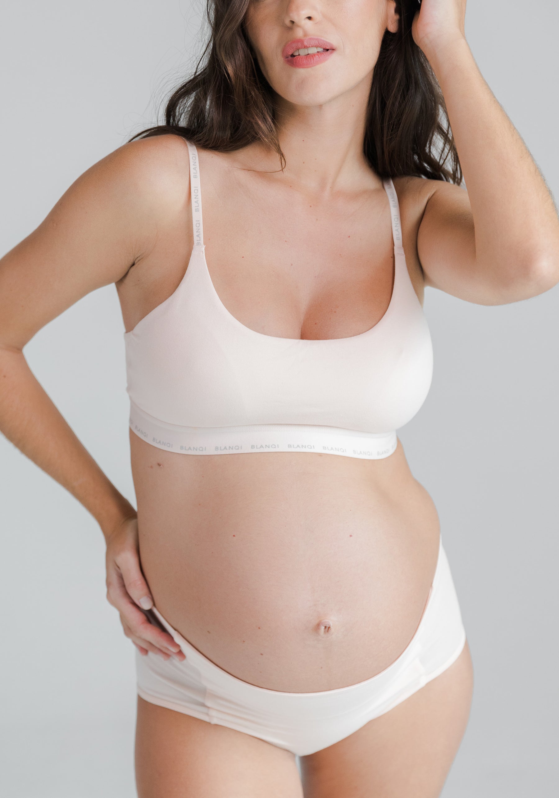 Women Seamless V Shaped Belly Support Briefs During Pregnancy