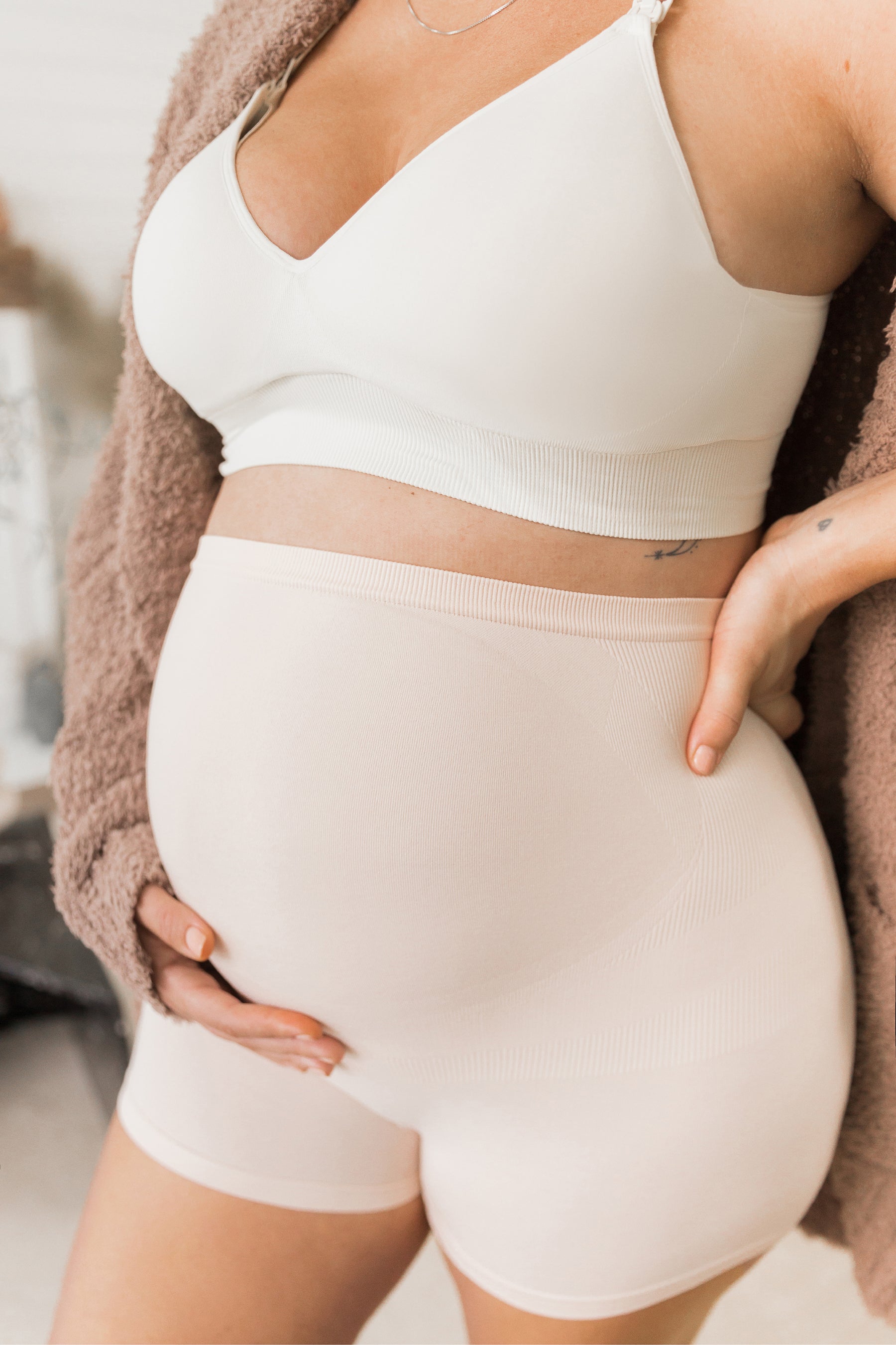 Dropship Women Maternity Shorts Seamless Pregnancy Underwear